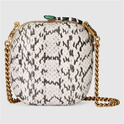 gucci beige clutch|Gucci snakeskin clutch.